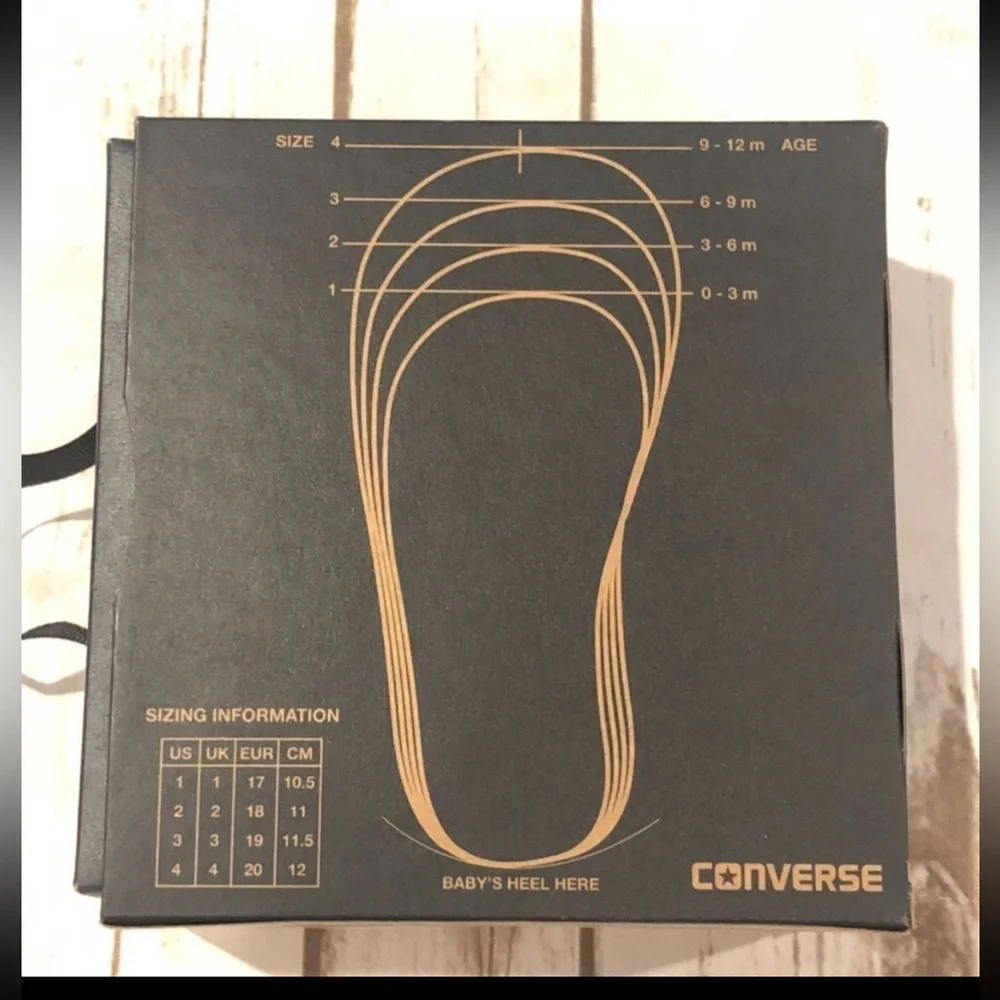 Converse chuck Taylor all star crib shoes